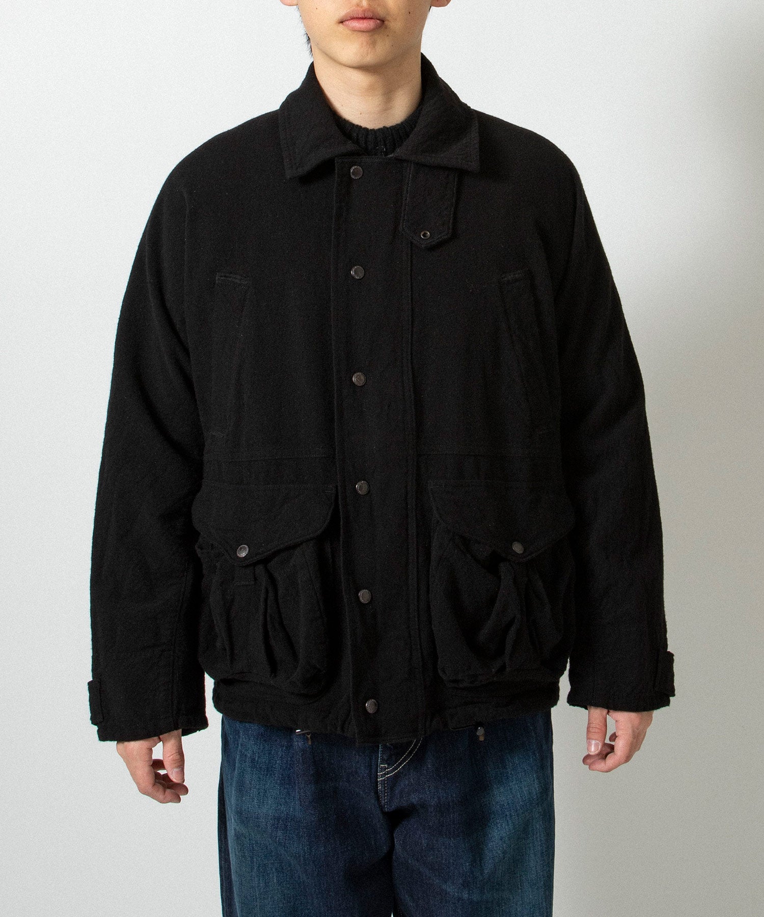 ウールアクリルツイル 製品染縮絨 Filson Wネーム - JUNYA WATANABE