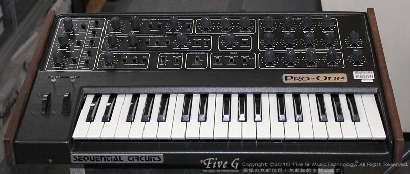 Five G Works | SEQUENTIAL CIRCUITS PRO-ONE MIDI | Five G music