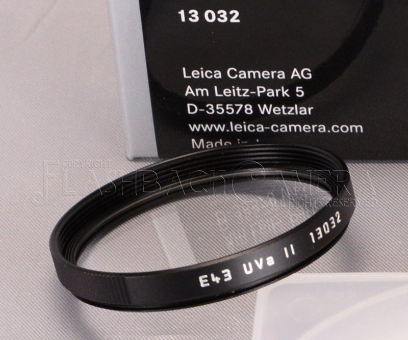 Leica UVa Filter E43 Chrome – FLASHBACK CAMERA
