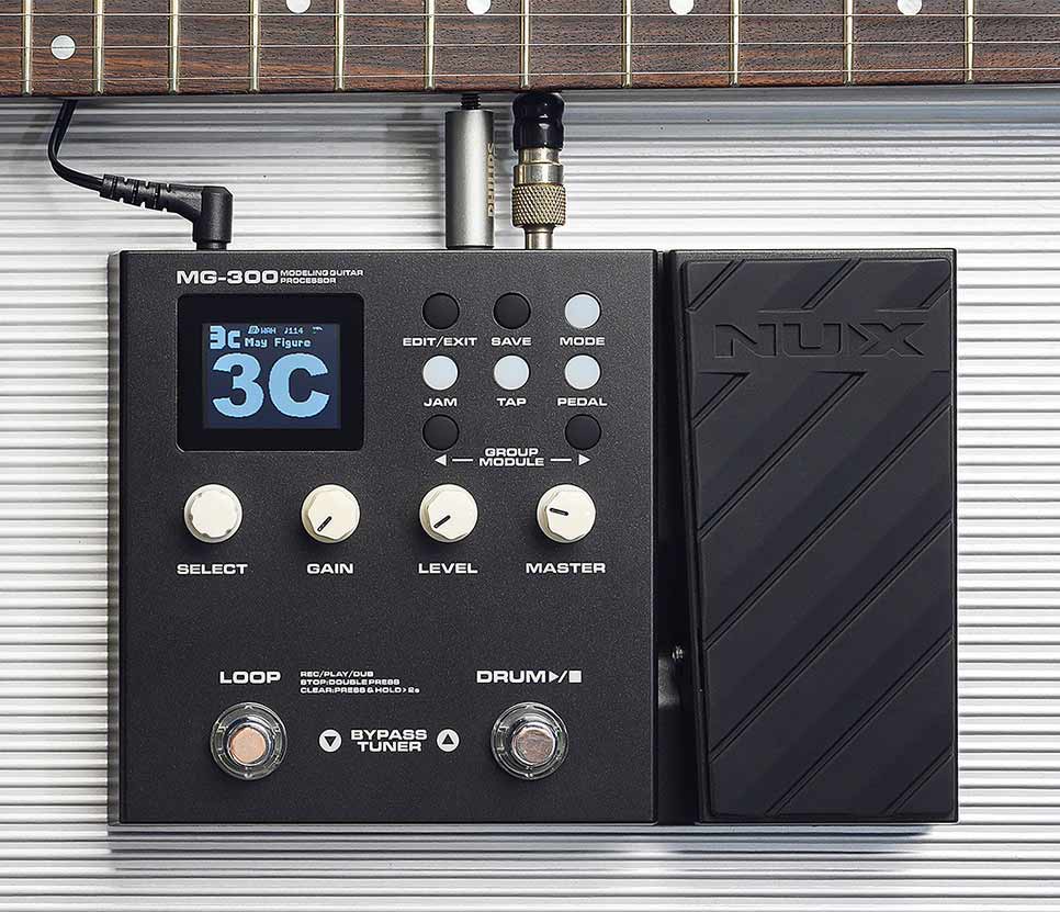 NUX MG-300 Modeling Guitar Processor – Flipside Music