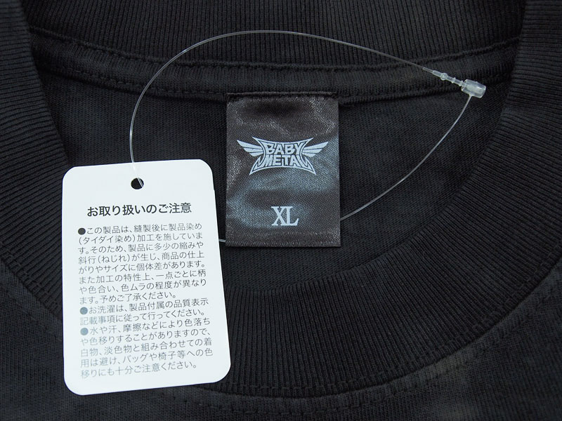 BABYMETAL 悪魔が来たりてベビメタる 限定 'DEAD OR ALIVE TIE DYE TEE
