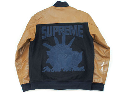 Supreme 'Varsity Jacket'バーシティジャケット 自由の女神 M