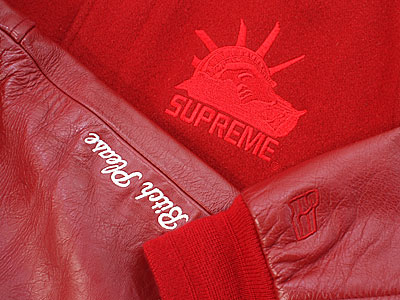 Supreme 'Varsity Jacket'バーシティジャケット 自由の女神 S