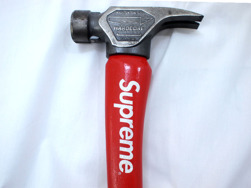 Supreme 'Hardcore Hammer'ハンマー ハードコア 赤 レッド 工具