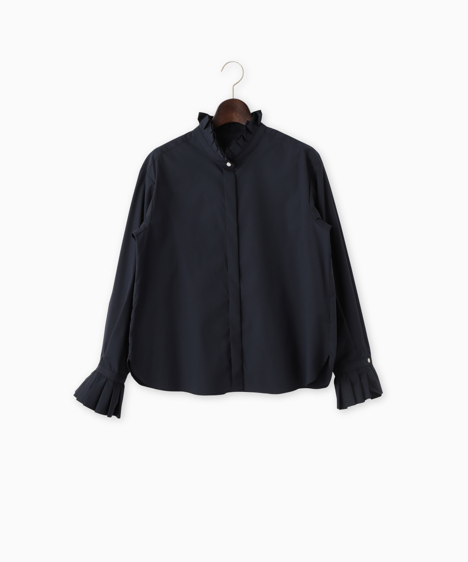 プリーツカラーブラウス – FACE SANS FARD