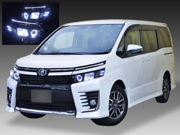トヨタ ZZR80系 ヴォクシー 純正LEDロービーム車用 純正ドレスアップ