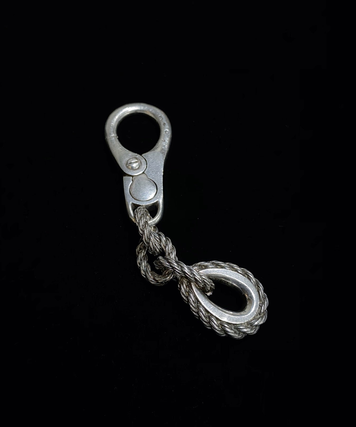 Vintage HERMES / 70's Woven Chain Key Ring ヴィンテージエルメス