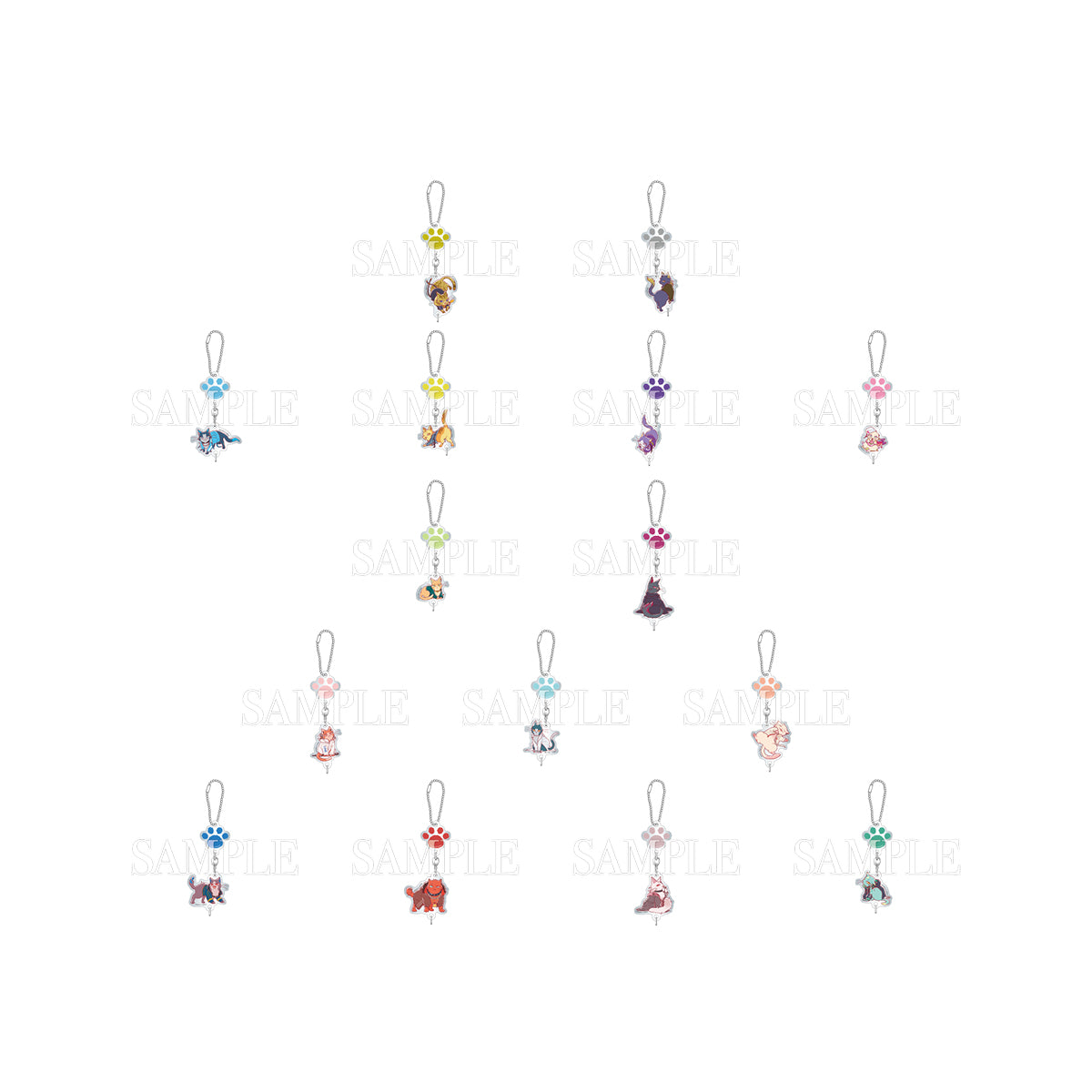 Paradox Live パラねこ 繋がるアクリルキーホルダーVer.2 – GCRESTORE