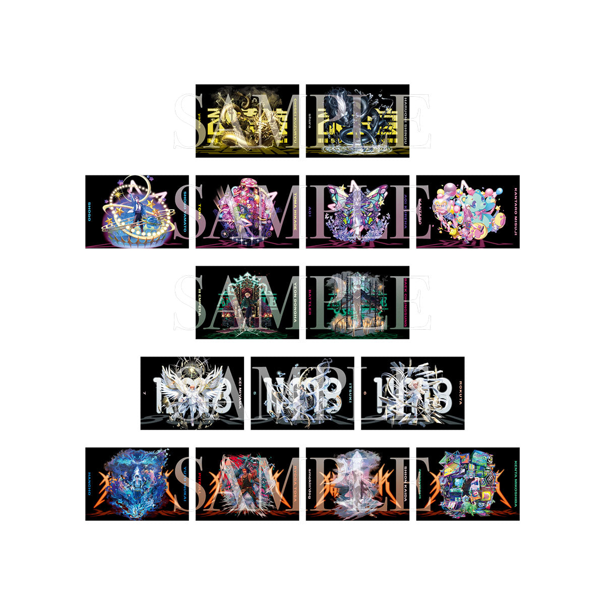 Paradox Live 幻影 ラメ入りB2布ポスター Ver.2 – GCRESTORE ジーク