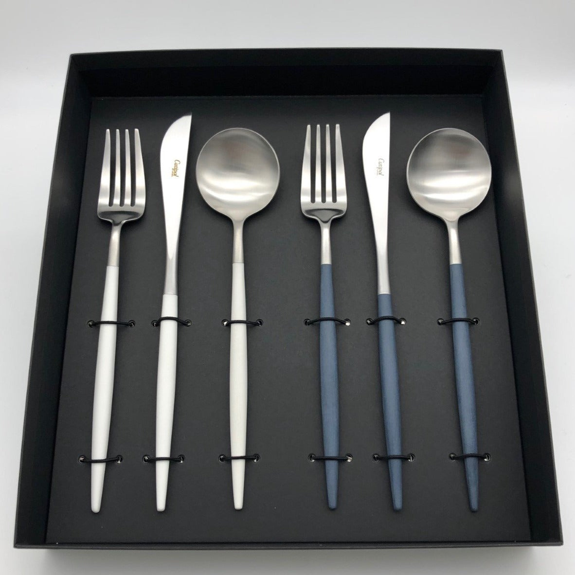 クチポール GOA（ゴア）/ブルー・ホワイトシルバー/6本セット/ギフト