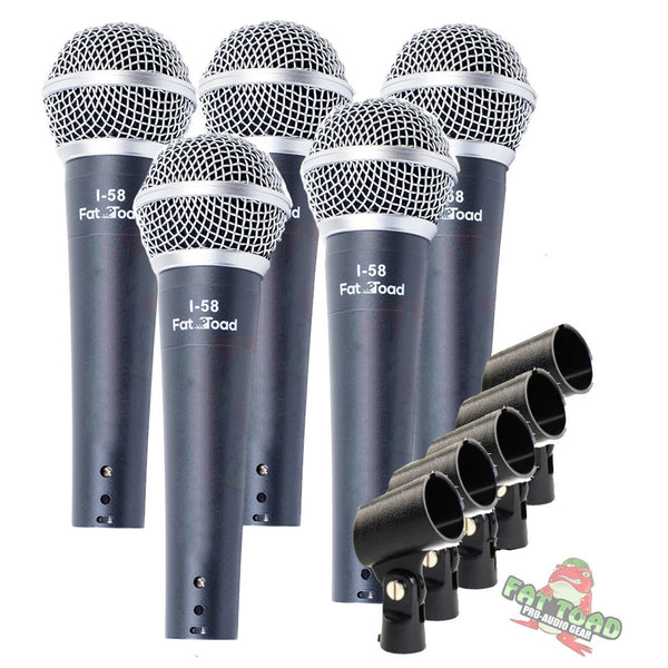 Studio Recording Microphones Pack | Dynamic Mic Set of 5