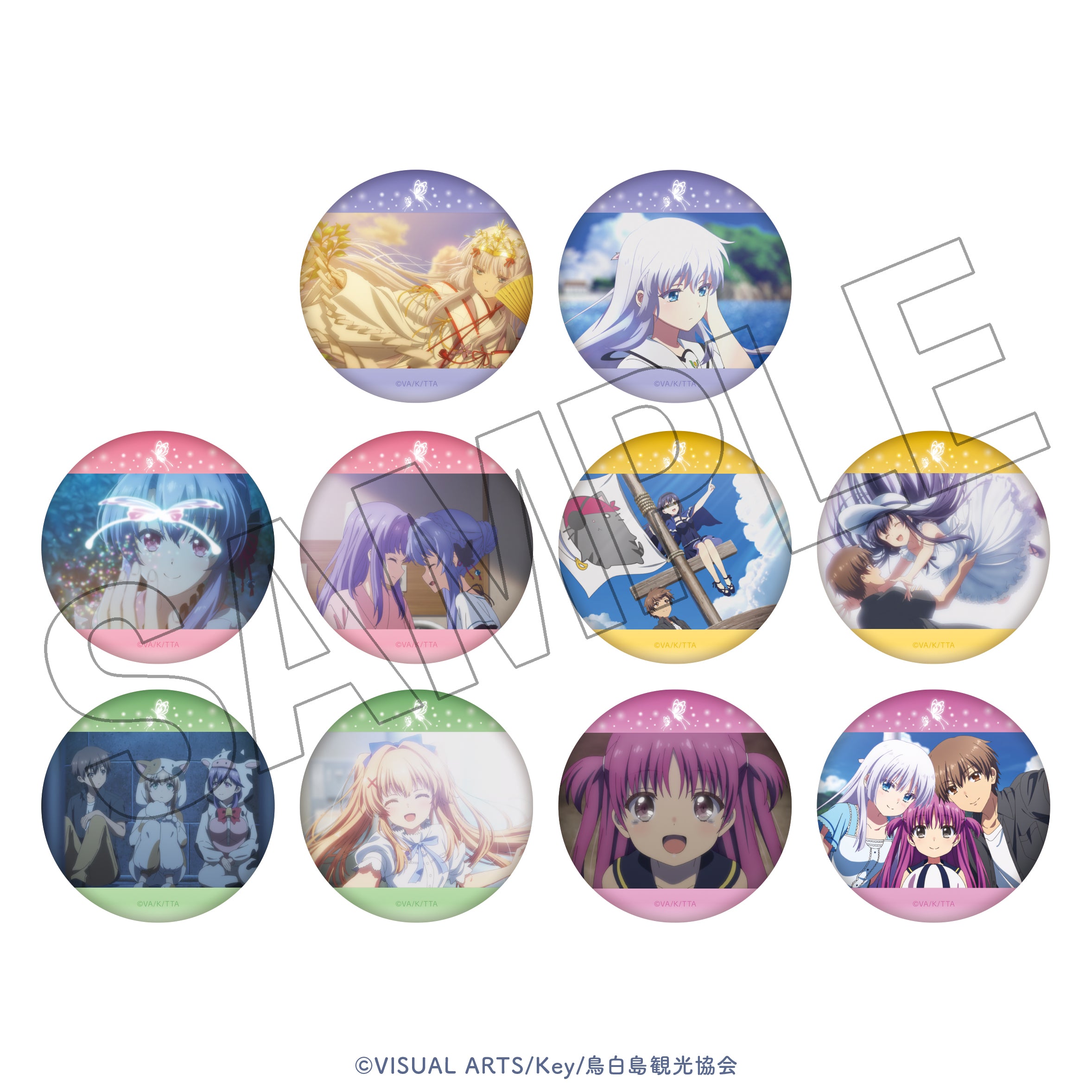 TVアニメ『Summer Pockets』展 トレーディング場面写缶バッジ