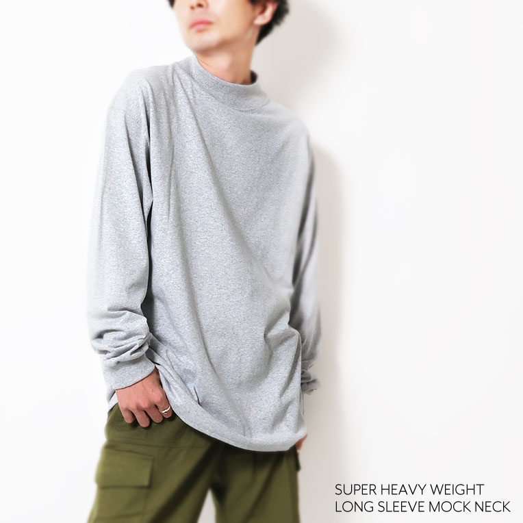 CALCRU / カルクルー CLCR-12LM SUPER HEAVY WEIGHT LONG SLEEVE MOCK