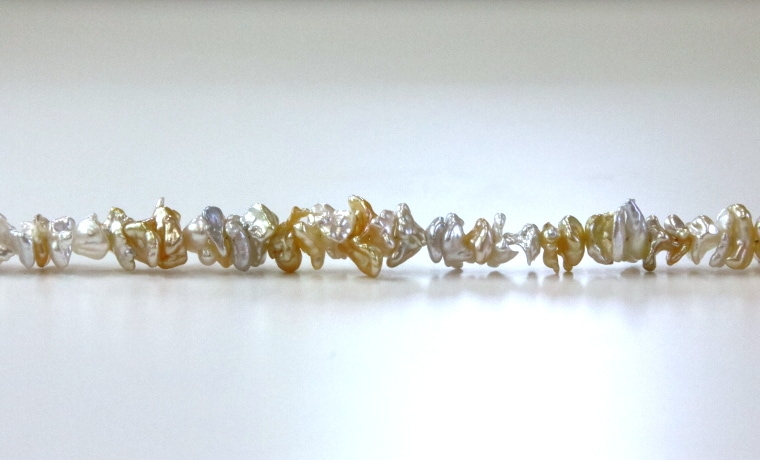 白蝶ケシ真珠ネックレス【大きさ7-9㎜・長さ43㎝】＜262＞ | マルチ