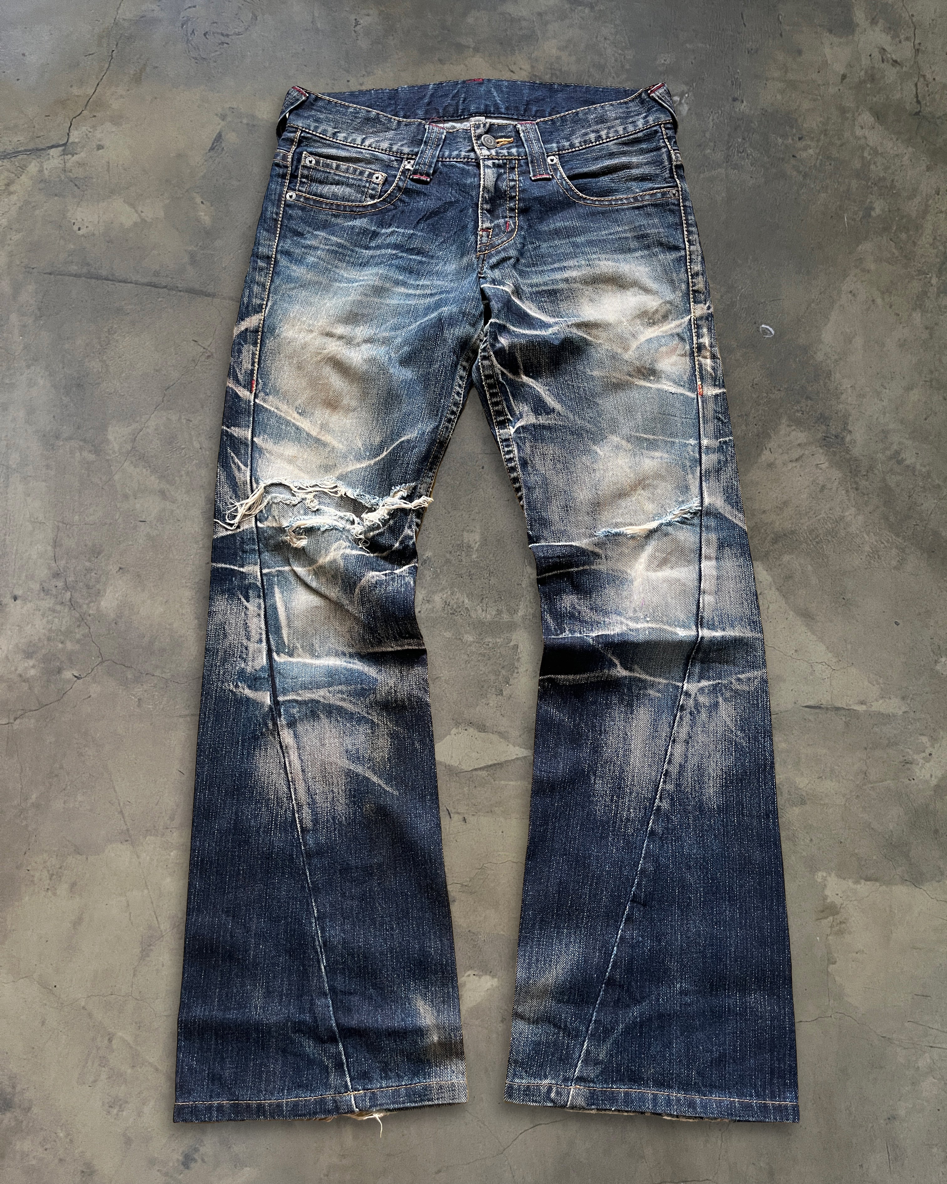 TORNADO MART ACID WASH DENIM – glam archive