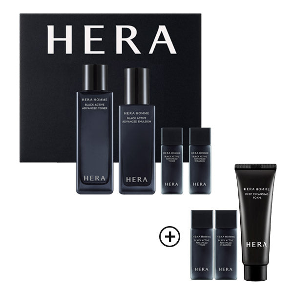 HERA オム ブラック アクティブ スペシャルセット（化粧水＆乳液