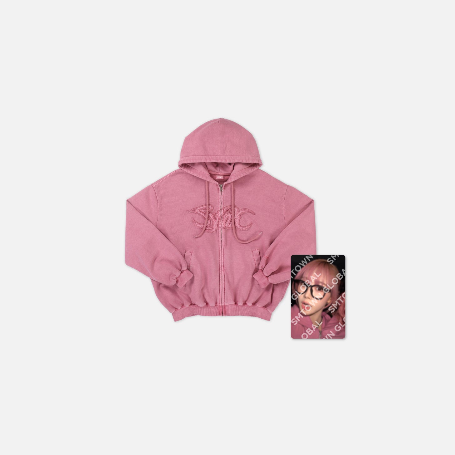 PINK HOODIE ZIP-UP SET - SYNK : PARALLEL LINE - ENCORE MD | SMTOWN