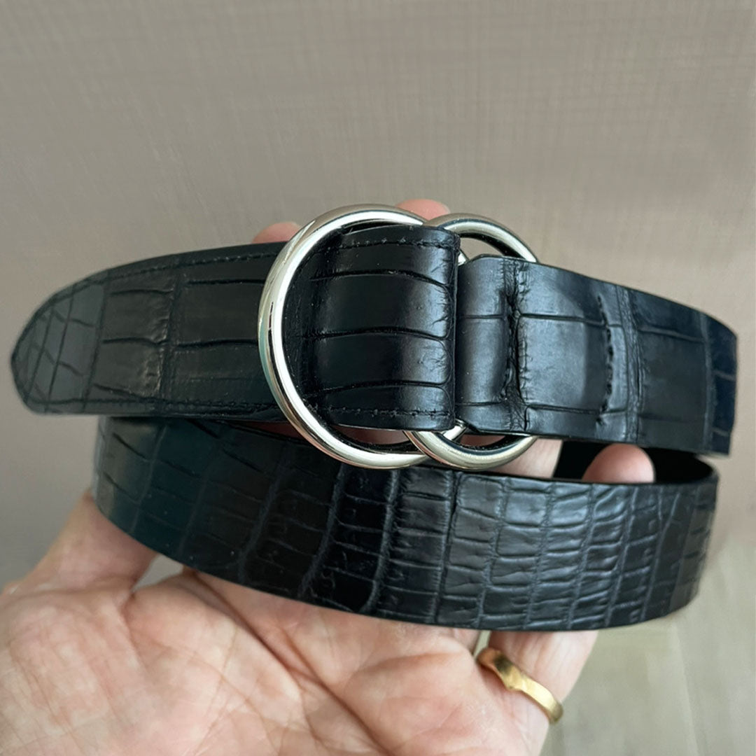 CROCO W RING BELT クロコダイル ダブルリングベルト – GOOD4THREE