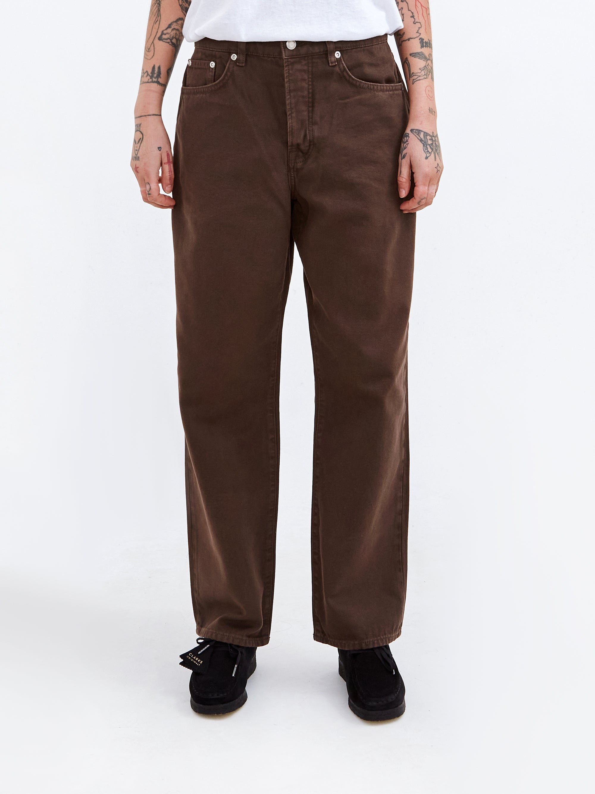 Stüssy Big Ol Jean Washed Canvas W - Brown – Goodhood
