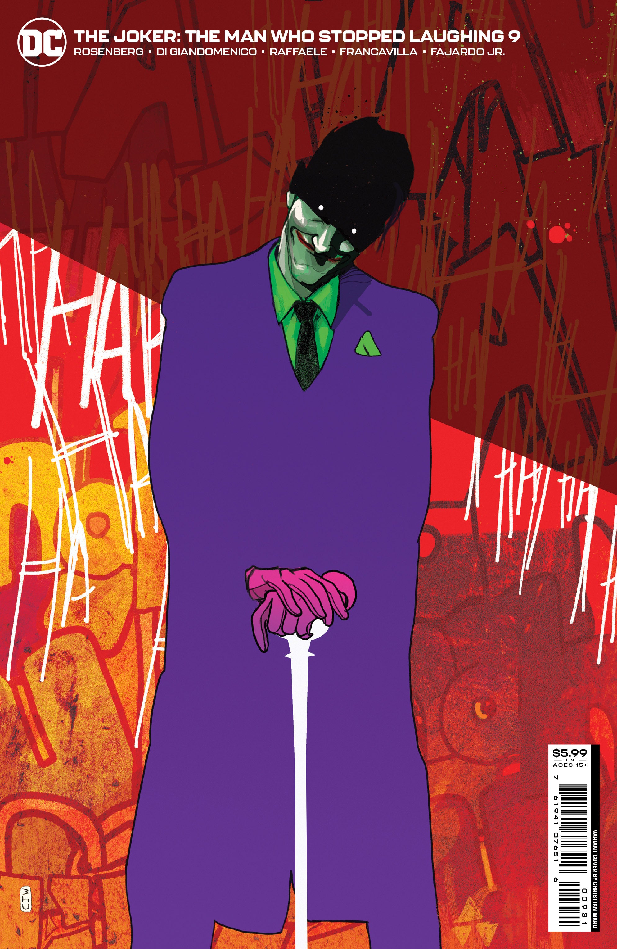 Joker The Man Who Stopped Laughing #9 C Christian Ward Variant (06