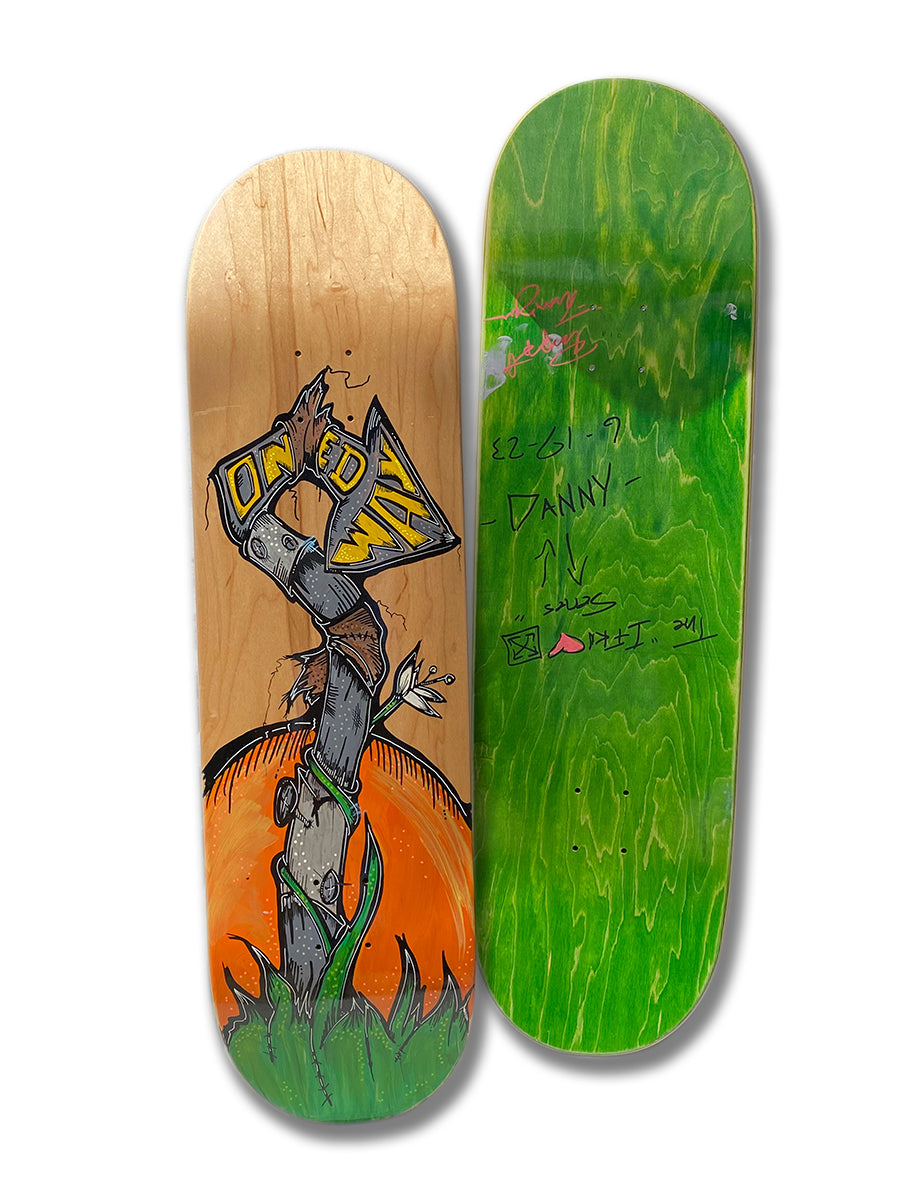 HICKMAN HAND PAINTED HST ART – H-Street Skateboards