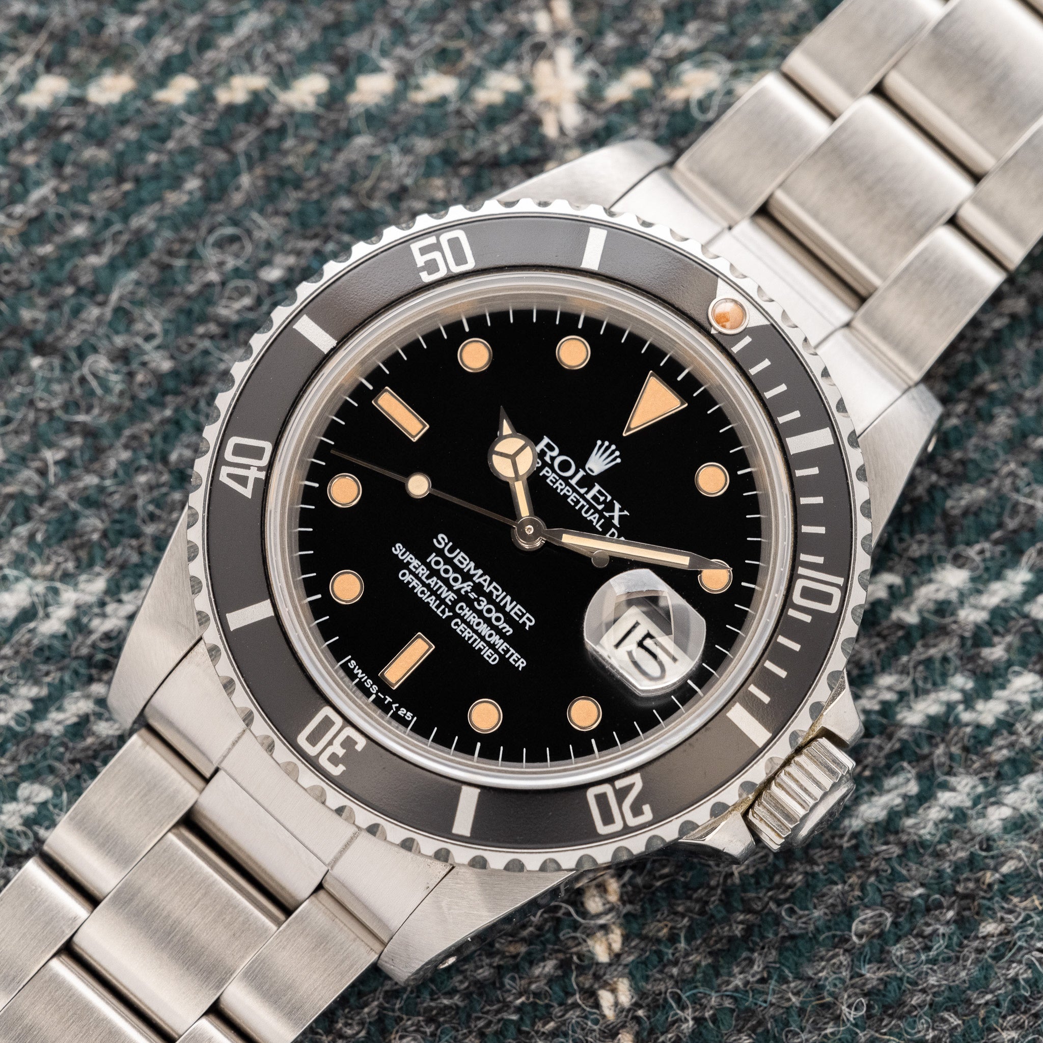 1985 Rolex Submariner - Pumpkin Lume (Ref. 16800) – Huntington Company