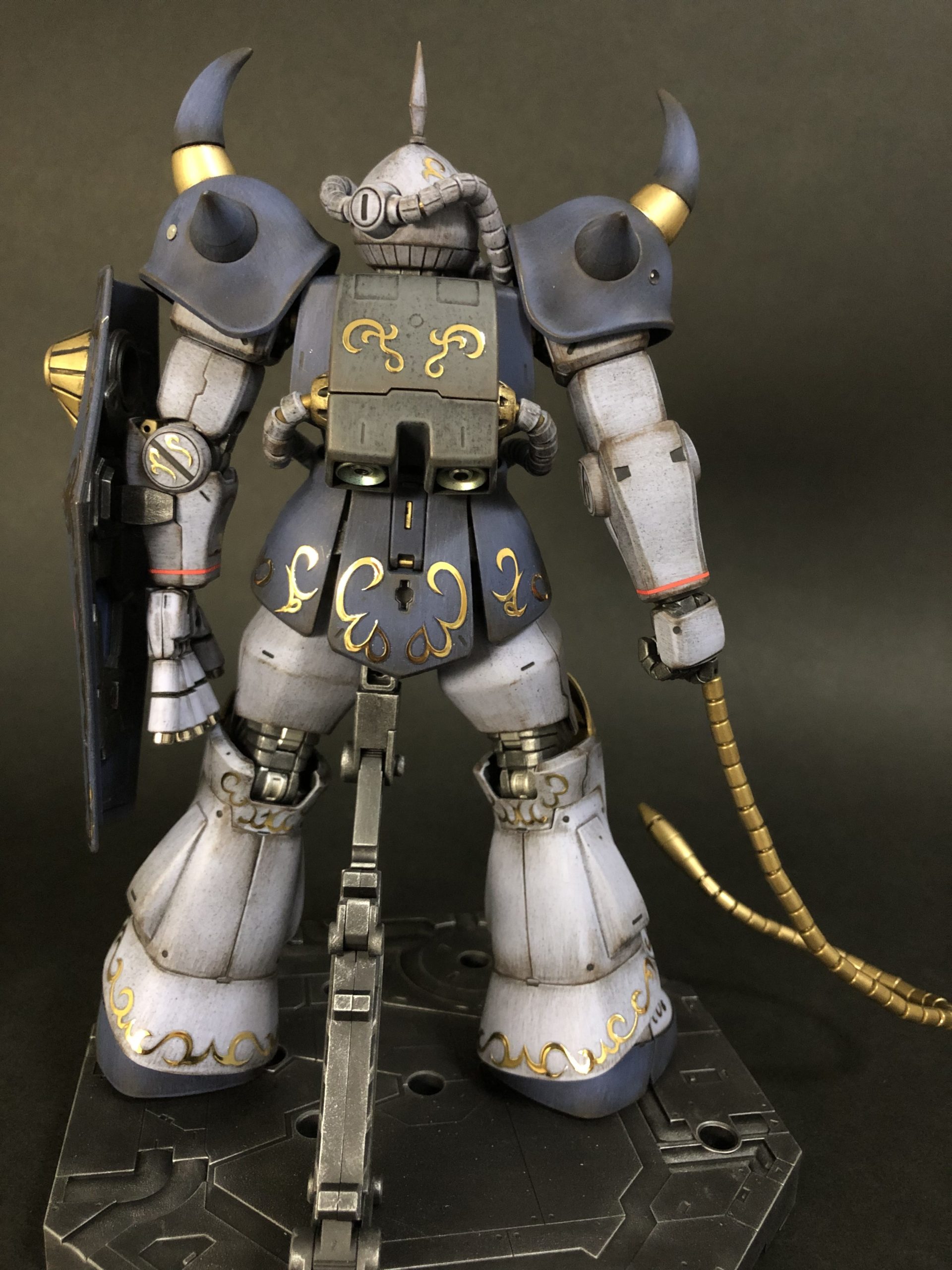 マ・クベ専用グフ＆ドズル・ザビ専用ザクMG1/100完成 – Zang Dang ichi