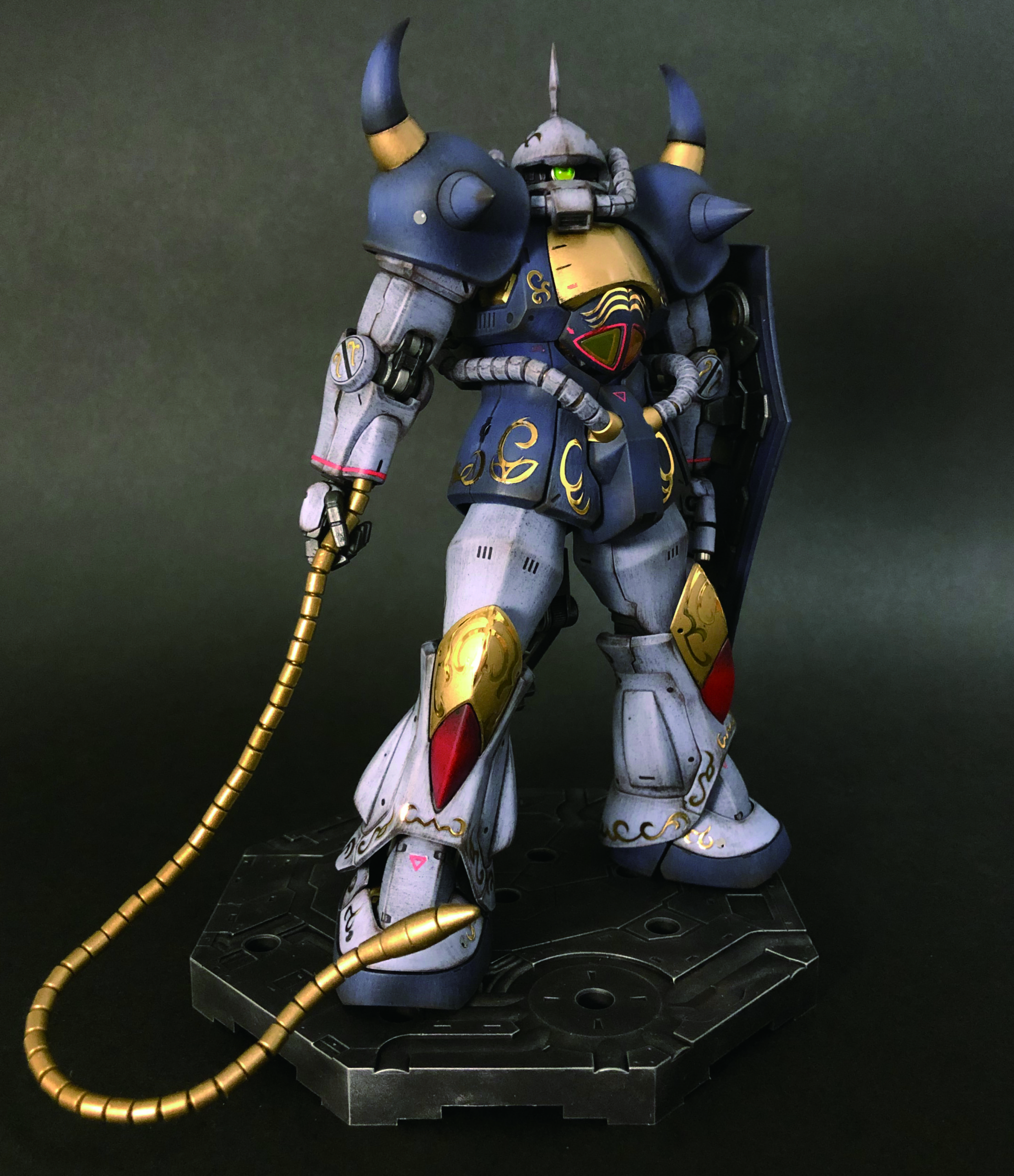 マ・クベ専用グフ＆ドズル・ザビ専用ザクMG1/100完成 – Zang Dang ichi