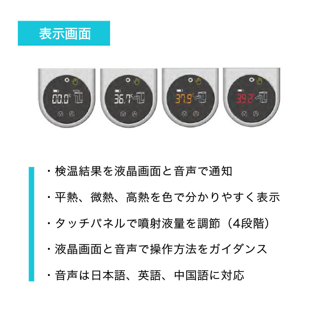 シーテック 非接触型検温・消毒機 ピッとシュ！ – 日高堂