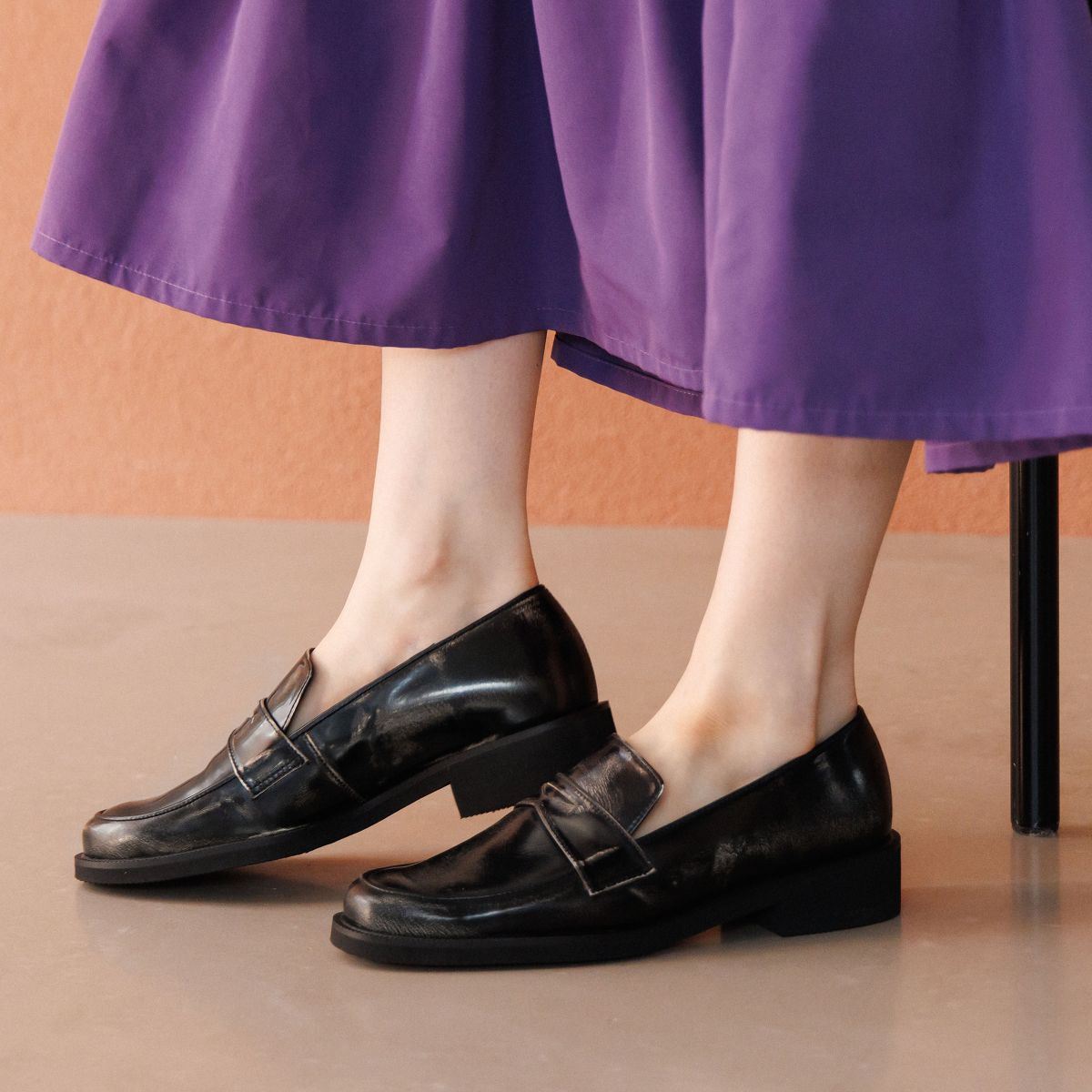 SALE】アドバンレザーローファー/651309