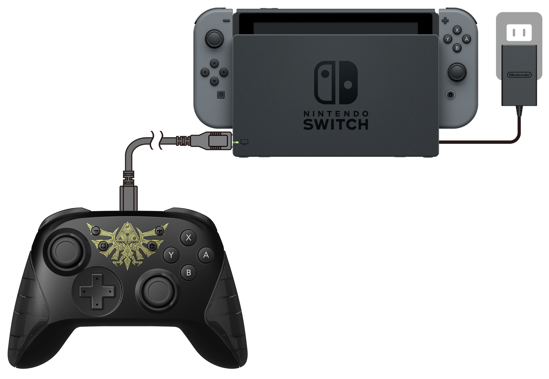 株式会社 HORI | ワイヤレスホリパッド for Nintendo Switch ゼルダの伝説