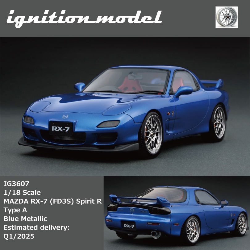 Ignition Model 1:18 MAZDA RX-7 (FD3S) Spirit R Type A Blue