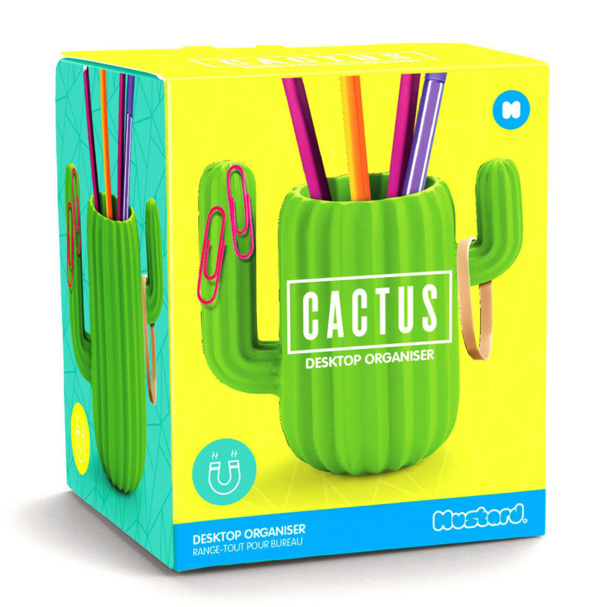 ペン立て Mustard マスタード カクタス ペンスタンド マグネット内蔵