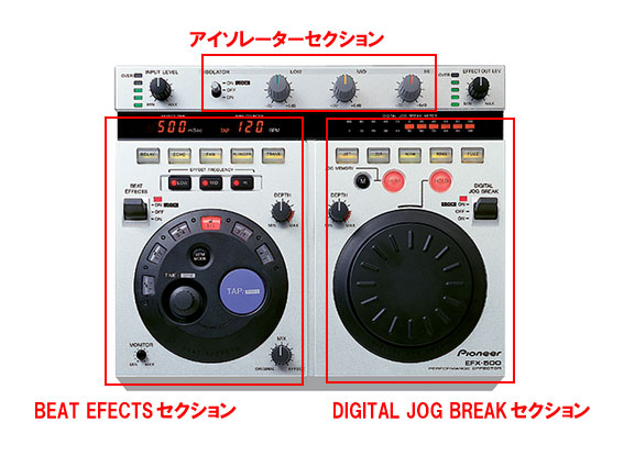 極美品】PIONEER パイオニア EFX-500 DJエフェクター Pioneer EFX-500