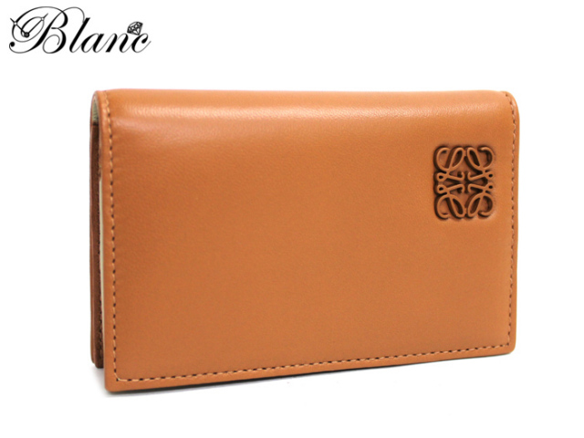 ロエベ ◇ ビジネスカードホルダー / カードケース ◇ レザー ブラウン