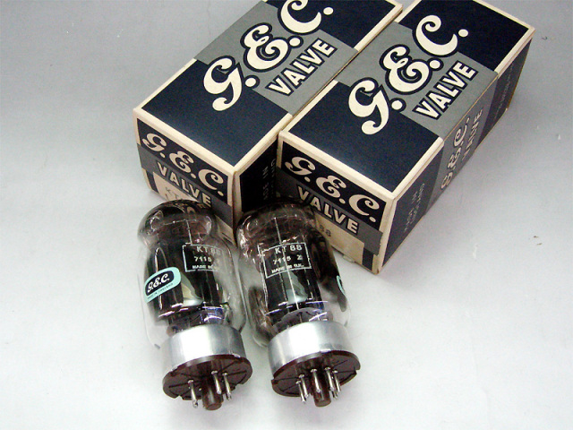 ほぼ未使用 JJ Electronic KT88 真空管 2本ペア マッチング済 JJ