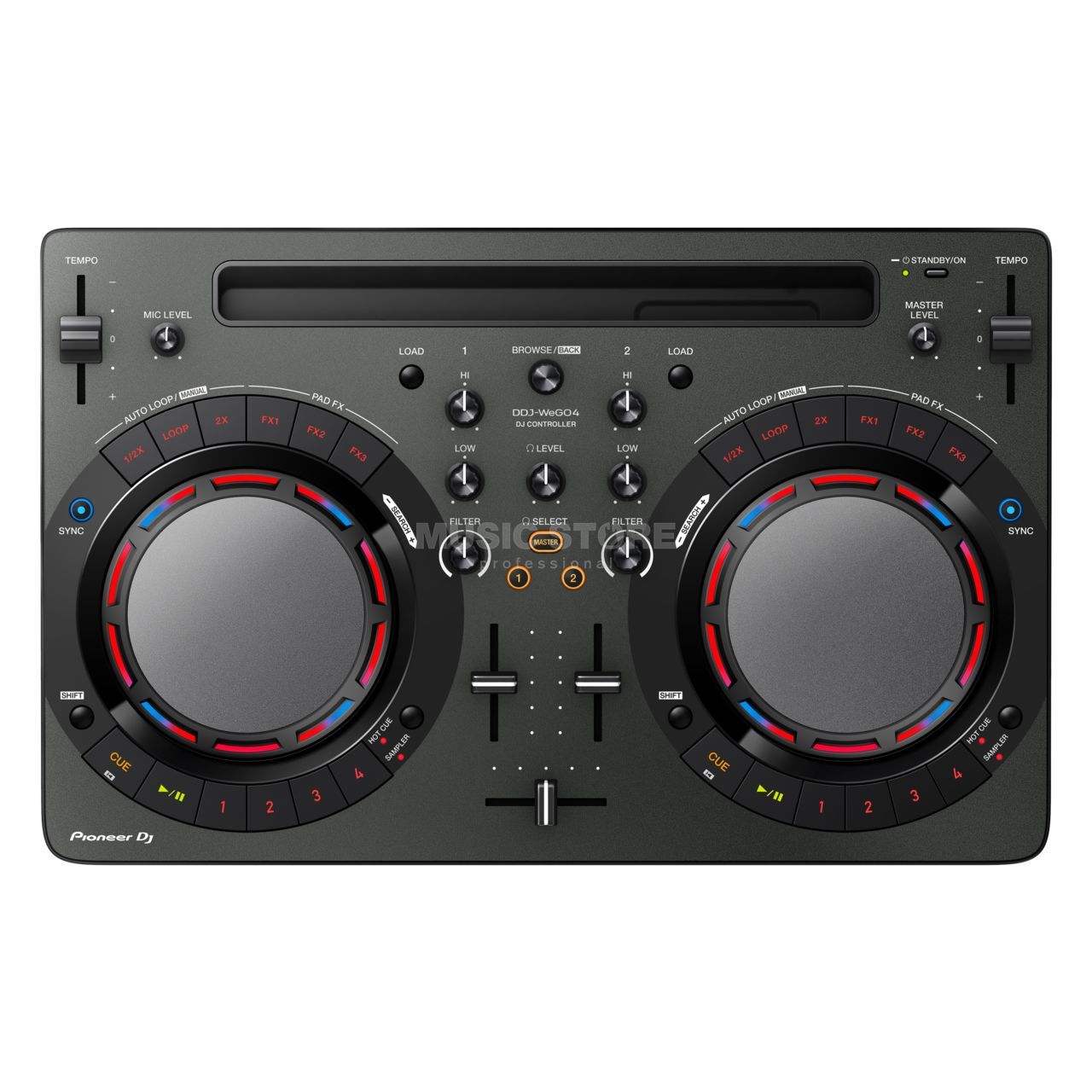 Pioneer DJ DDJ-WeGO4-K | MUSIC STORE professional