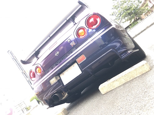 どうしても付けたかったR34のディフューザー！グローバルオート製品