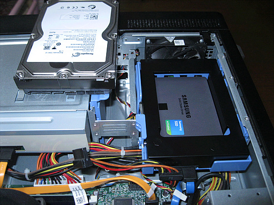 デスクトップPCのHDDをSSDに交換－その2 | 鼠狸庵閑話(そりゃあかんわ）