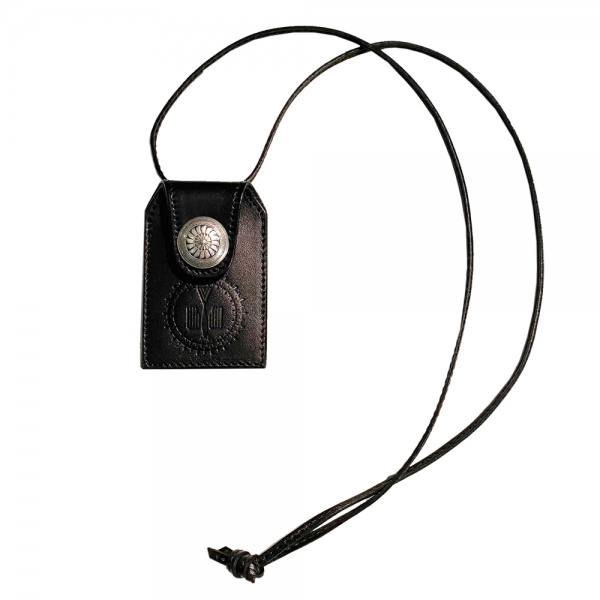 更新0826□【blackmeans】LEATHER CHARM NECKLACE【御守ケース】□入荷