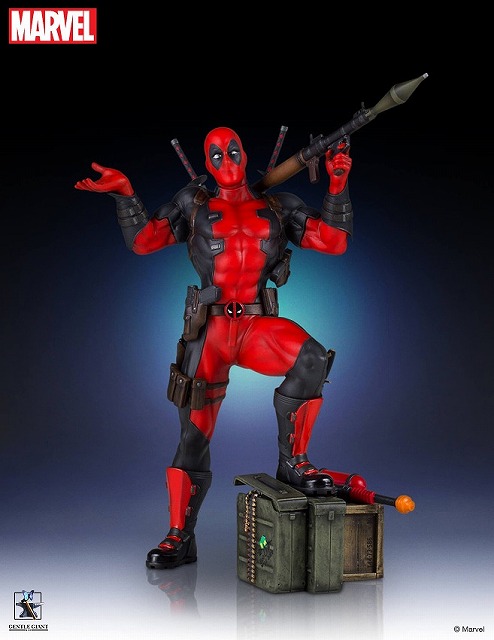 デッドプール」がコミックデザインでネカから1/4フィギュア化！多数の