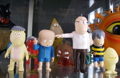 サンガッツ本舗の「水木しげる奇怪漫画ソフビ列伝」取り扱い始めました