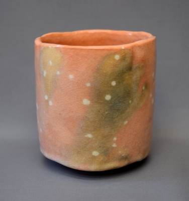 佐々木昭楽 光悦雪片写 赤筒茶碗 | 茶道具 小西康のぶろぐ