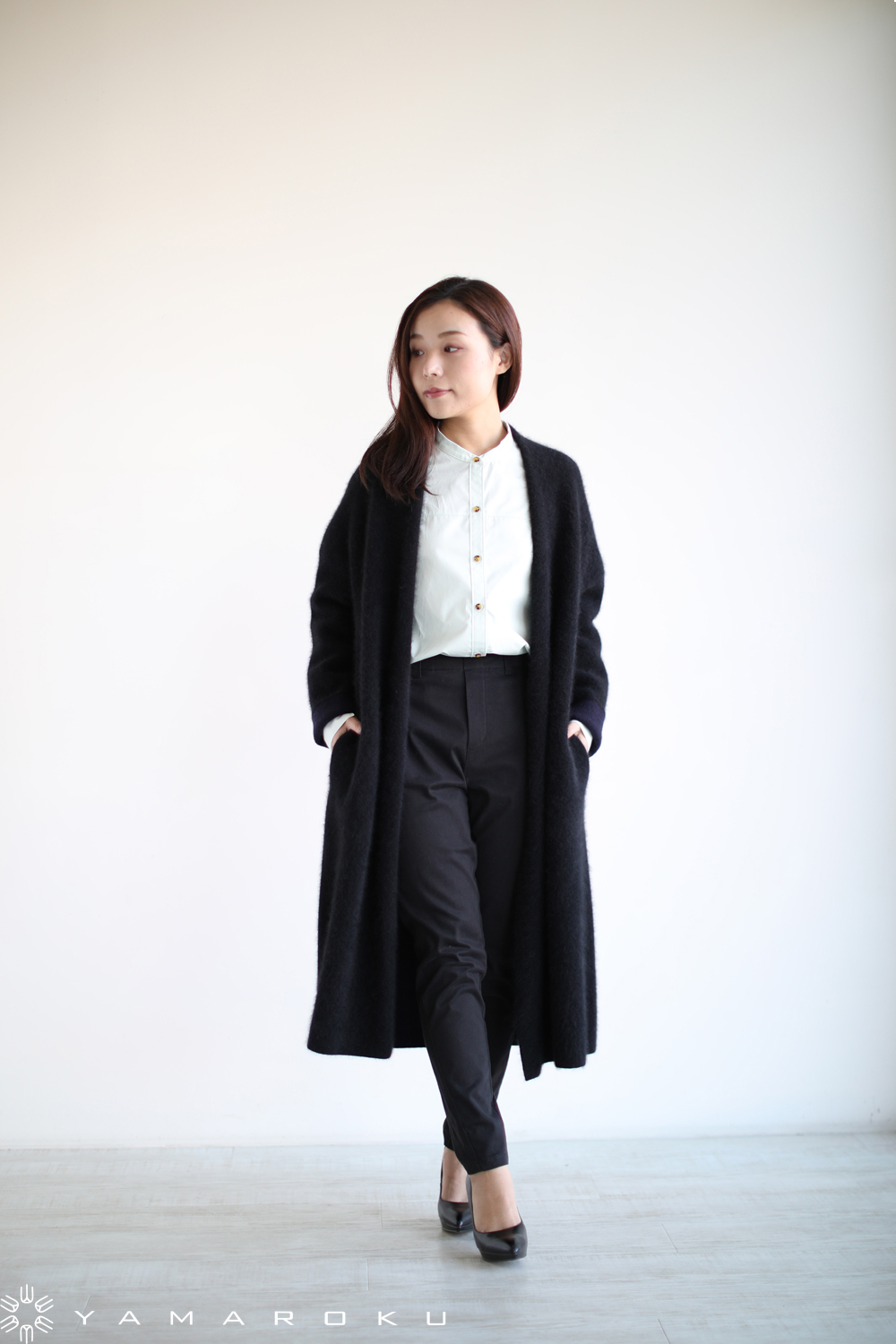 TOMORROWLAND(トゥモローランド) ダブルフェイスロングカーディガン