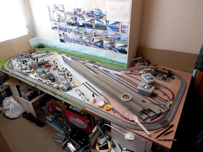 Nゲージジオラマ自宅新レイアウト製作記】KATOユニトラック会津