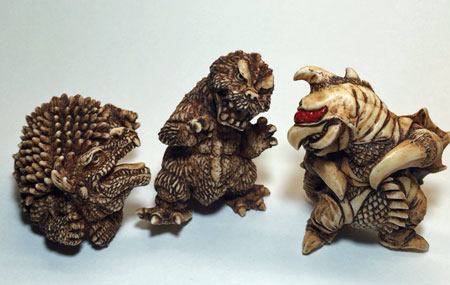 東宝怪獣根付第四弾 | アクアプラントジャーナル