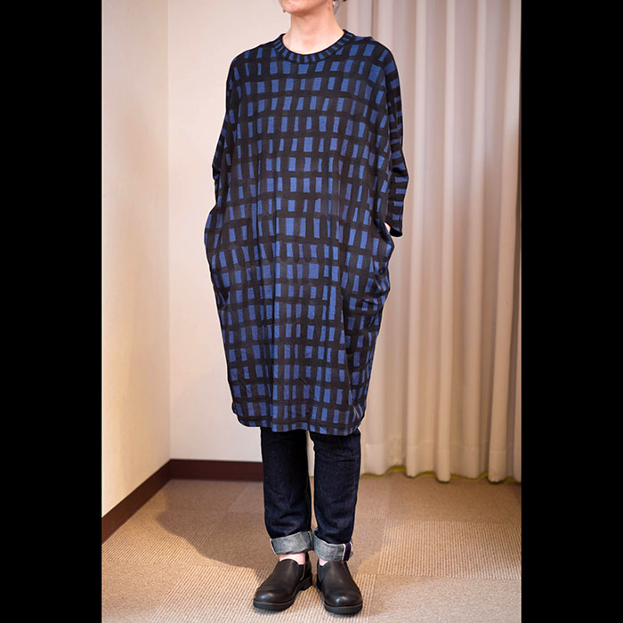 mina perhonen ミナペルホネン sora check カットソーワンピース（TA