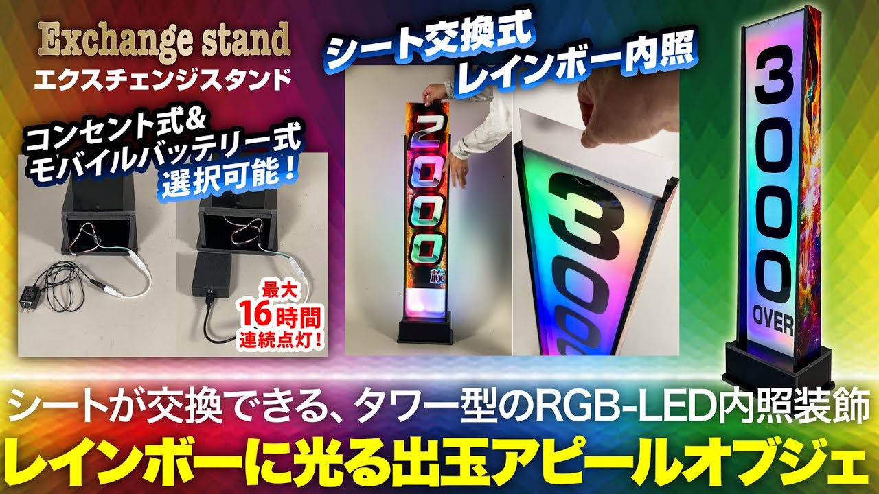 エクスチェンジスタンド シリーズ - パチンコホール装飾・スマパチ