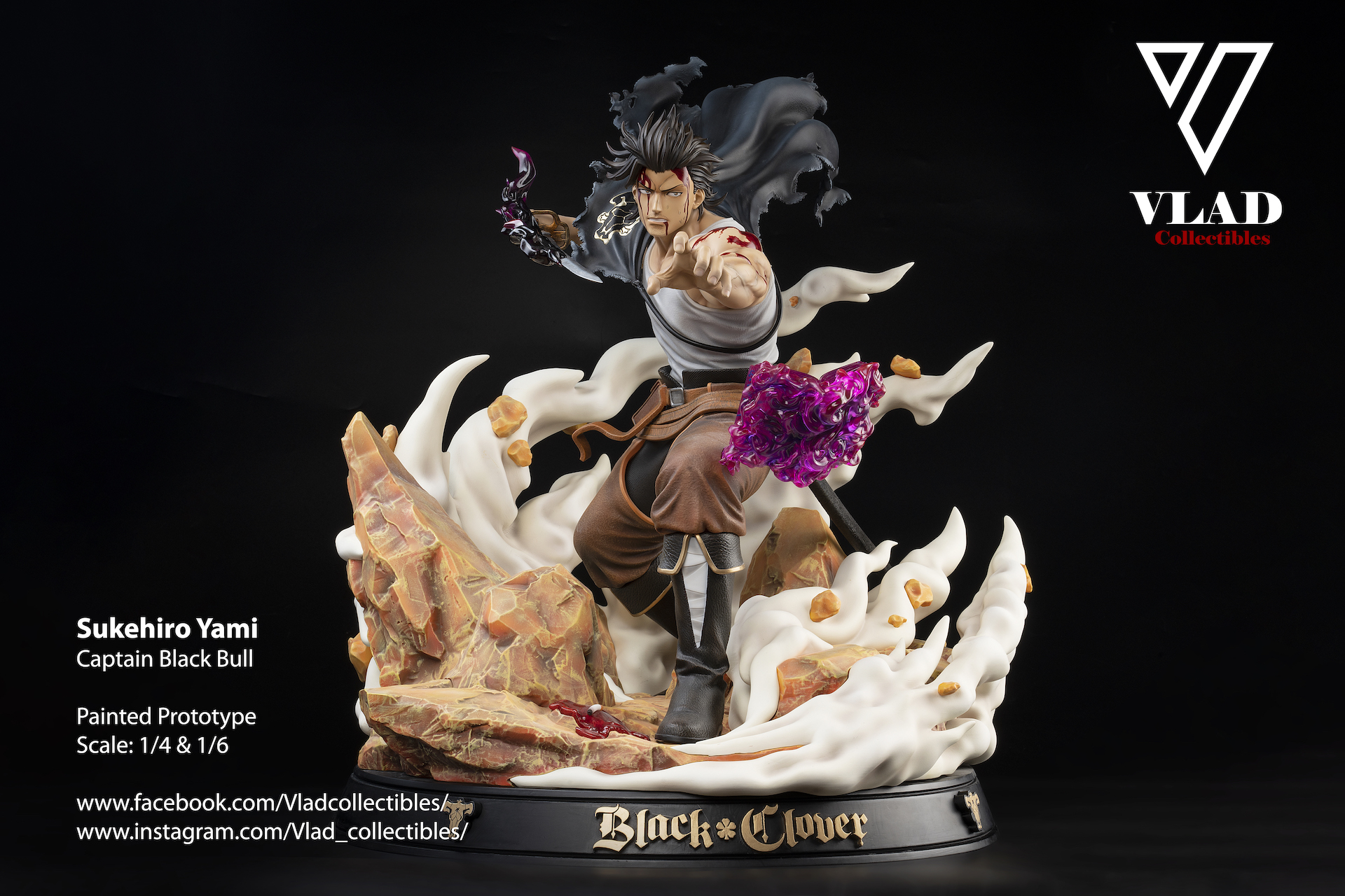 PRE-ORDER Vlad Collectibles Studio Black Clover Yami Sukehiro 1/6