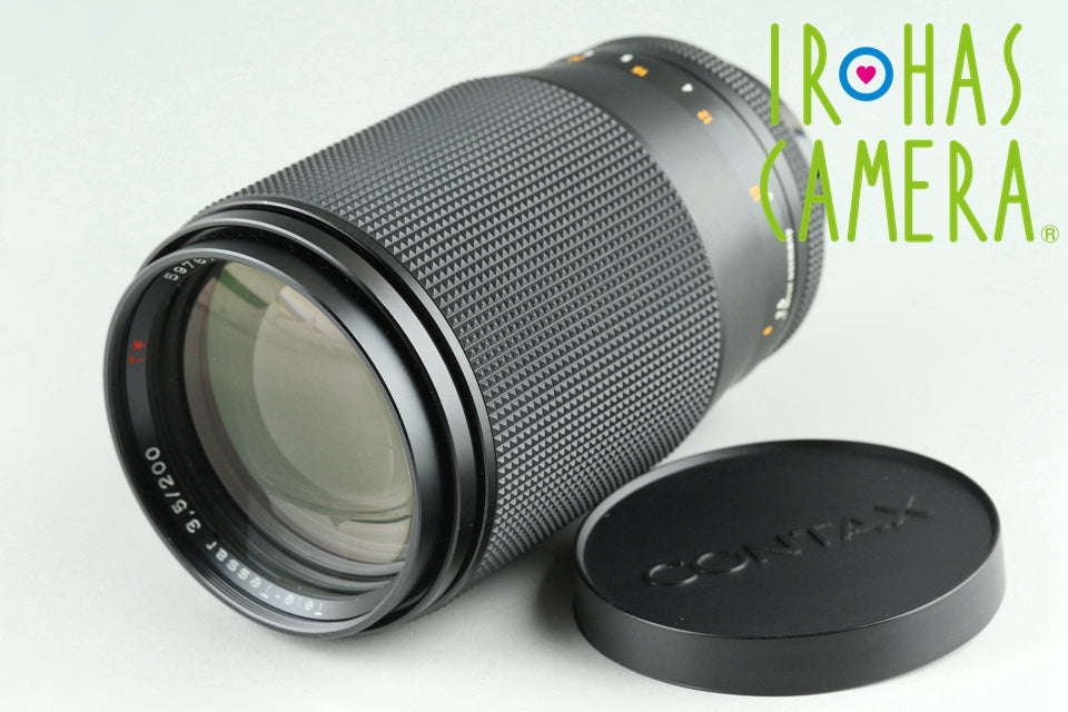Contax Carl Zeiss Tele-Tessar T* 200mm F/3.5 AEG Lens for CY Mount